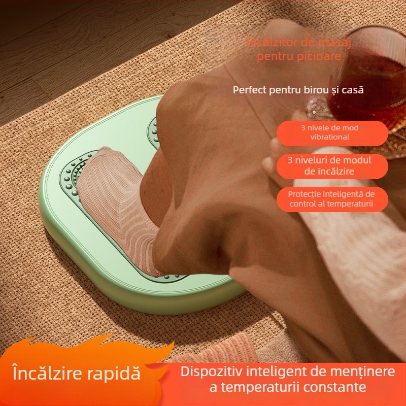 Masaj pentru încălzire a picioarelor cu control de la distanță – alimentare USB, 5V, 10W, model xx-9