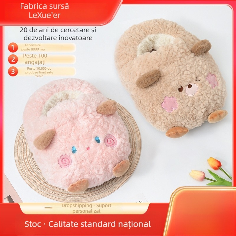 Sac de încălzire pentru picioare – pentru birou, conectare la priză 220V, 400W, husă pluș lavabilă, standard GB de protecție explozie, model 8052, Lexueer