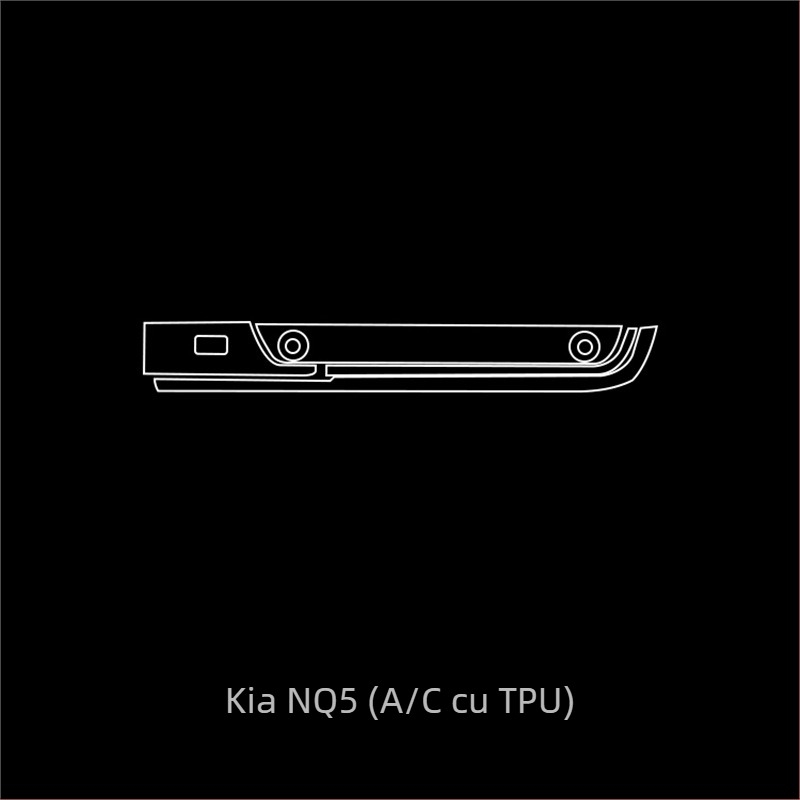 Folie de protecție interioară pentru ecranul de navigație și consola centrală - PET, rezistență la temperaturi înalte și scăzute, poziție: control central, universal aplicabil