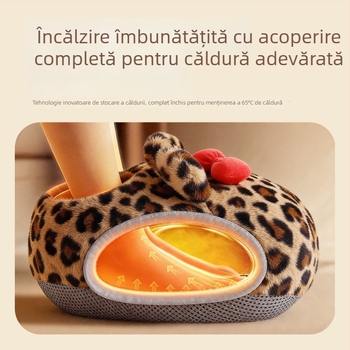 Încălzitor pentru picioare cu pungă de apă caldă din catifea, 220V, 400W, încărcare la priză, model YY-R801