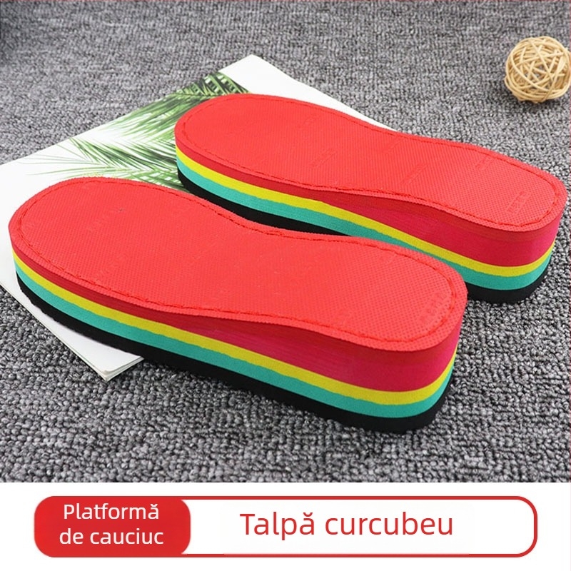 Talpă de pantofi din cauciuc; pentru vară; stil formal la modă