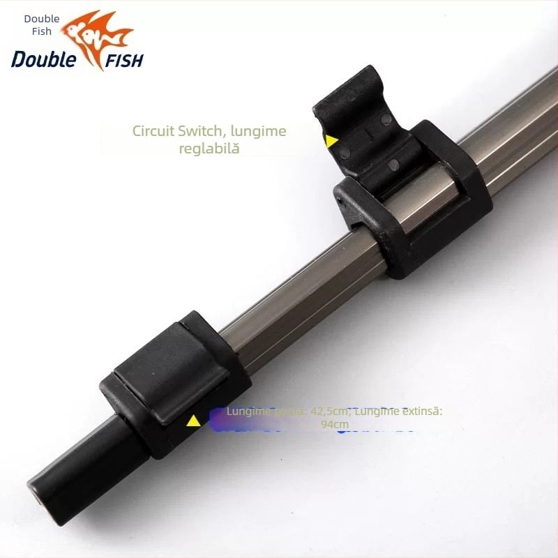 Double Fish J08 Colector de mingi pentru tenis de masă — ușor, portabil, extensibil, lungime reglabilă, model J08