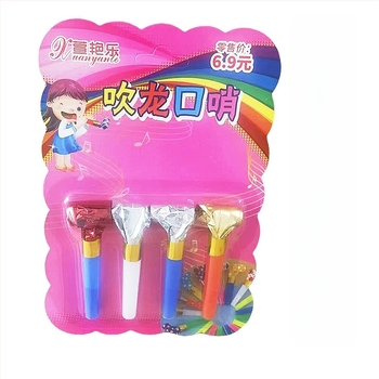  Fluier Dragon pentru copii - jucărie amuzantă pentru petreceri; Material: plastic; Confecție: semi-manuală și semi-mecanică; Logo tipărit: Da; Personalizare disponibilă; Brand Xuanyan