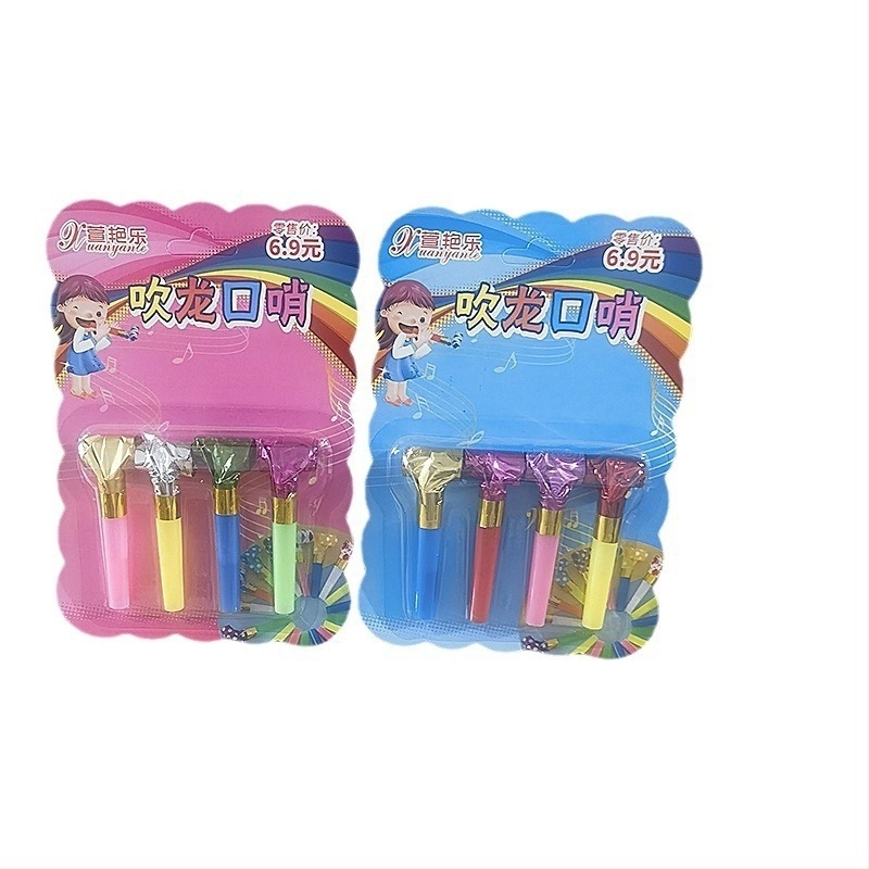  Fluier Dragon pentru copii - jucărie amuzantă pentru petreceri; Material: plastic; Confecție: semi-manuală și semi-mecanică; Logo tipărit: Da; Personalizare disponibilă; Brand Xuanyan