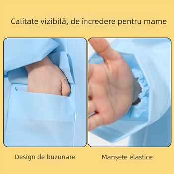 Poncho lung EVA pentru copii, impermeabil, pentru elevi, personalizare cu logo