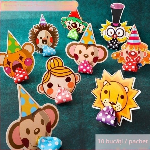 Fluier dragon pentru copii pentru petrecere cu Glow Stick, ABS+PS, imprimare siglă, personalizabil