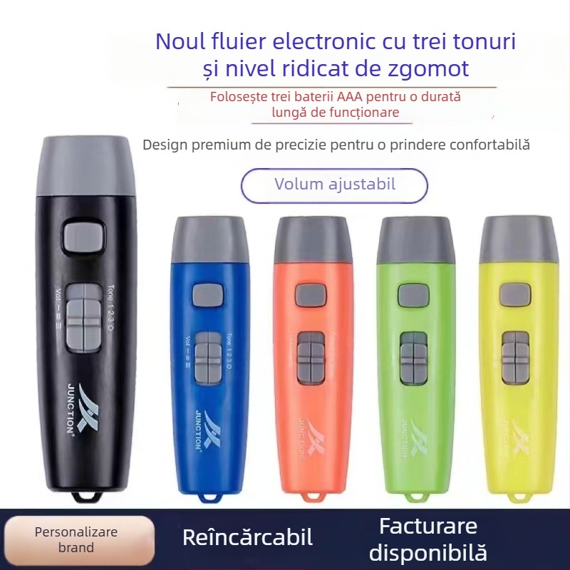 Fluier electronic pentru sport, cu ton reglabil, durată lungă de funcționare și sunet puternic (carcasă ABS; marcă Jianxian)