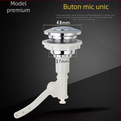 Buton dublu pentru rezervorul toaletei, material ABS, design modern minimalist