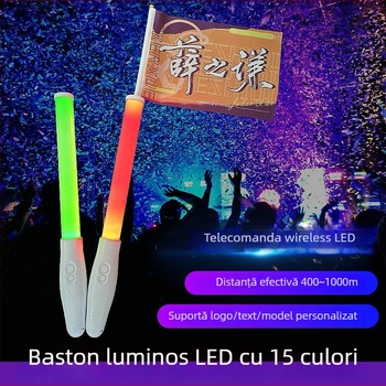 Bețișor LED cu fluier pentru fani de concert — lumini de scenă, controlat de la distanță