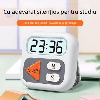 Ceas deșteptător Deoulai cu LED, mișcare electronică, carcasă ABS, alimentare cu baterie uscată
