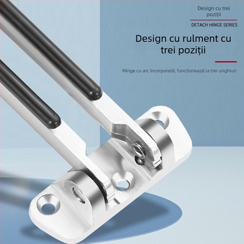 Încuietoare antifurt pentru ușă, model 32, aliaj de zinc, finisaj cu textură de sârmă, stil modern