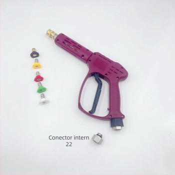 Pistol de spălat auto cu presiune înaltă, cap din cupru, mâner din plastic, greutate 2 kg
