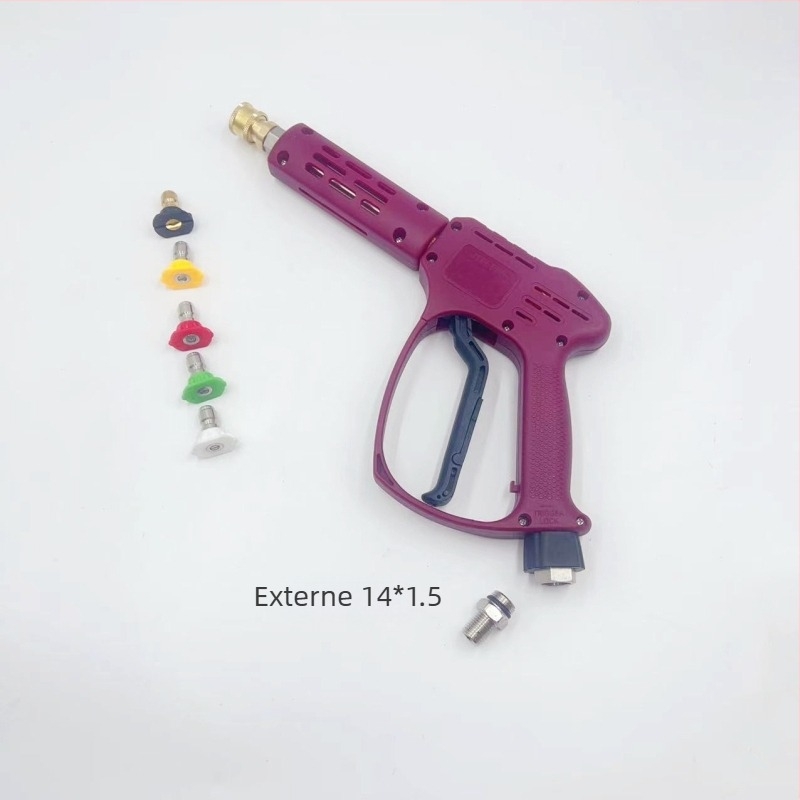 Pistol de spălat auto cu presiune înaltă, cap din cupru, mâner din plastic, greutate 2 kg