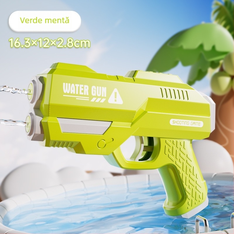 Pușcă de apă, declanșare manuală, din plastic, pentru copii 7–14 ani