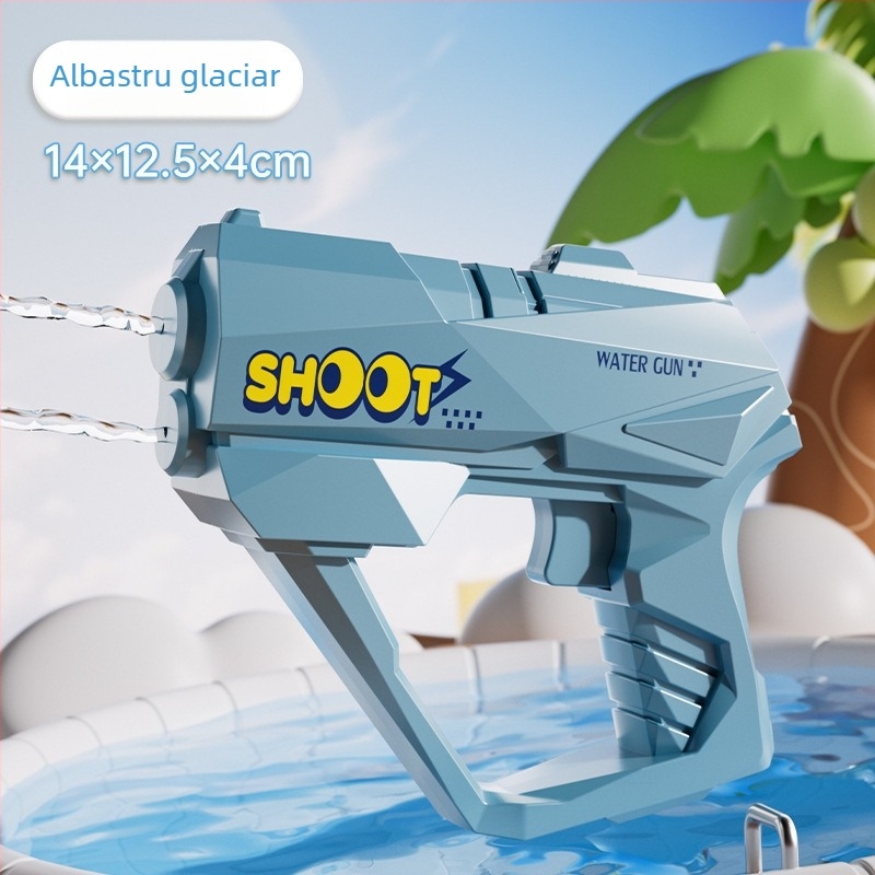 Pușcă de apă, declanșare manuală, din plastic, pentru copii 7–14 ani