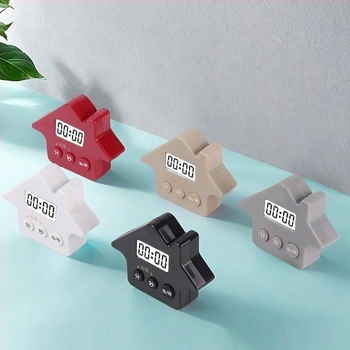 Cronometru de bucătărie în formă de casă – LCD digital, bază magnetică, 99:59, alimentat cu baterie