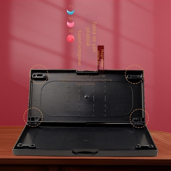 Go magnetic și Gomoku 2 în 1 – tablă pliabilă din plastic, jucărie educativă pentru vârstele 4–35