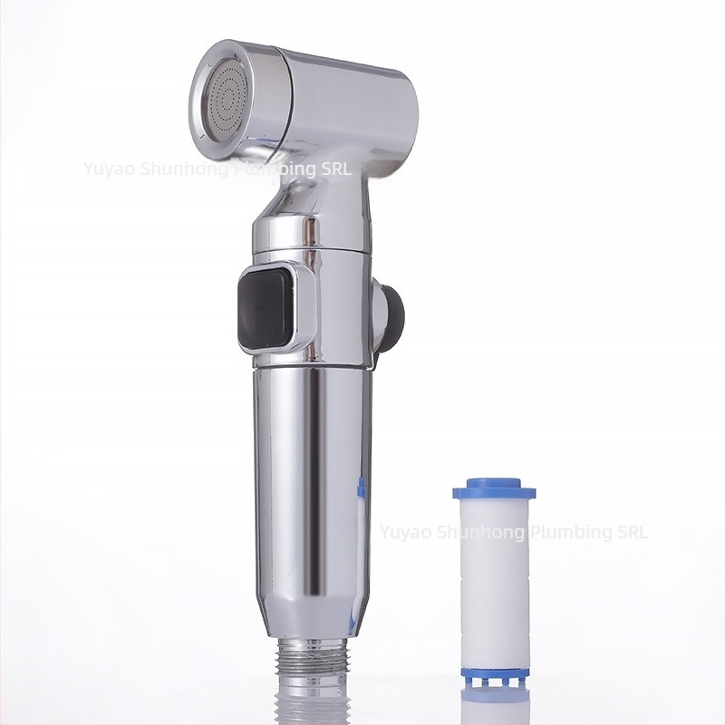 Spray portabil cu presiune pentru spălarea animalelor de companie și curățarea băii (model S56; material plastic; portabil; instalare directă; presiune nominală 5-8 kg)