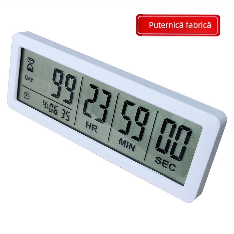Cronometru electronic PS-220, carcasă ABS, 156 x 57.5 x 13 mm, 107 g, imprimare siglă disponibilă
