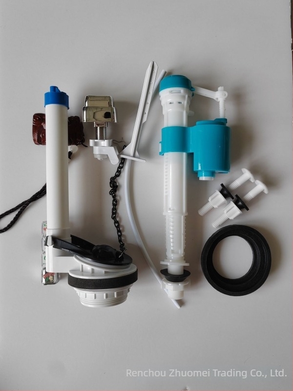 Kit de accesorii pentru rezervorul de toaletă cu ventil de umplere și supapă de evacuare — Material: PP/POM; Categorie: accesorii pentru rezervor; Utilizare: asamblare