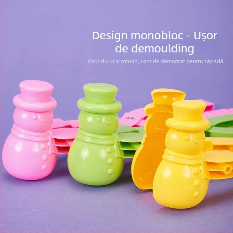 Junqi clips din plastic pentru bulgări de zăpadă pentru copii | formare rapidă a bulgărilor | clip de zăpadă