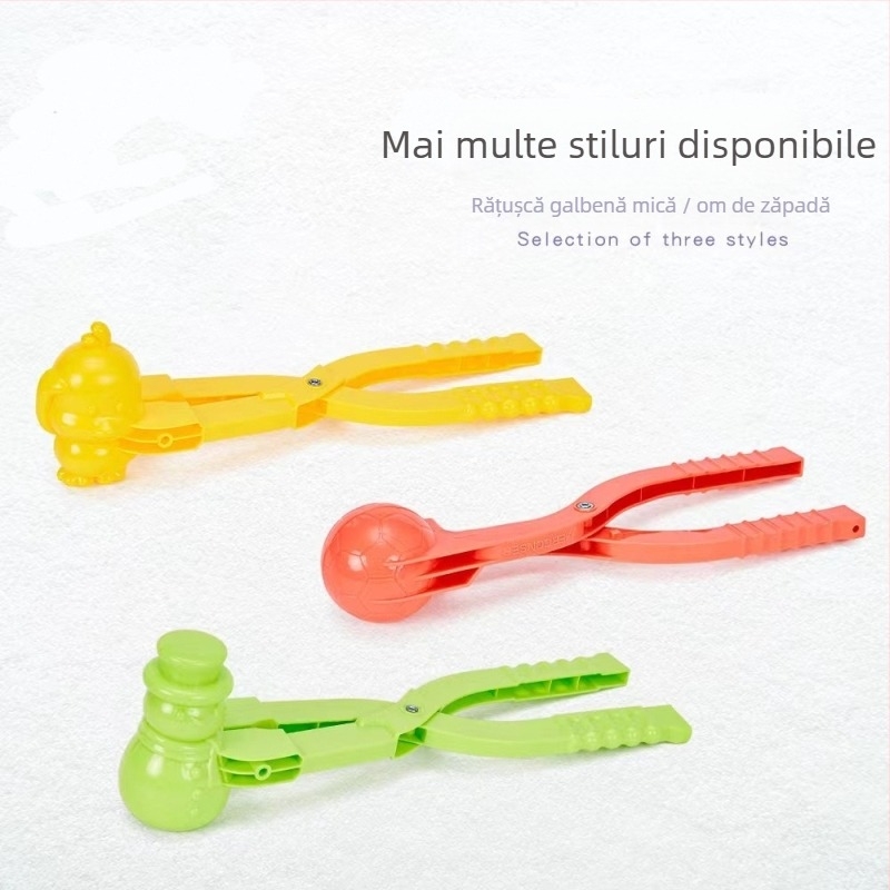 Junqi clips din plastic pentru bulgări de zăpadă pentru copii | formare rapidă a bulgărilor | clip de zăpadă