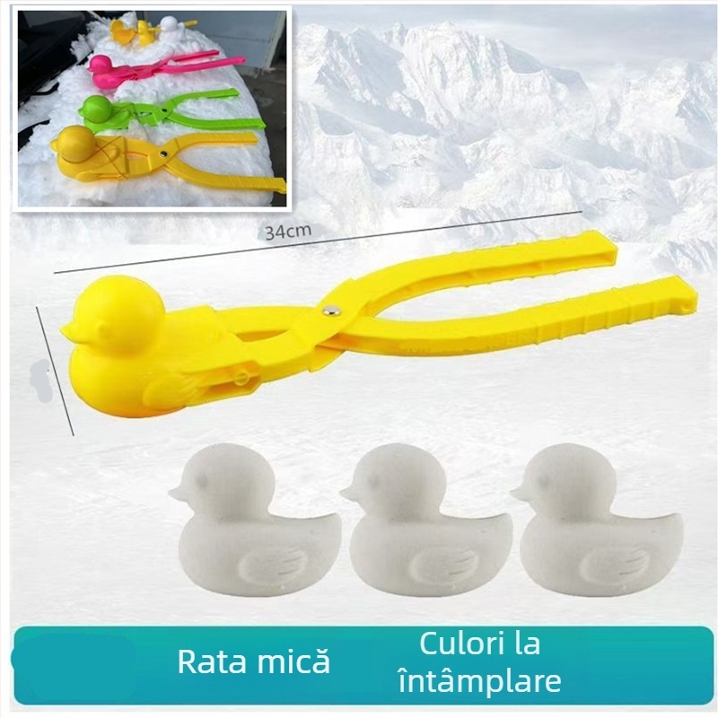 Junqi clips din plastic pentru bulgări de zăpadă pentru copii | formare rapidă a bulgărilor | clip de zăpadă