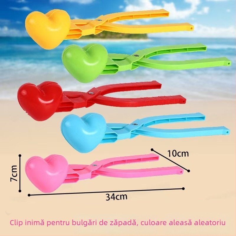 Junqi clips din plastic pentru bulgări de zăpadă pentru copii | formare rapidă a bulgărilor | clip de zăpadă