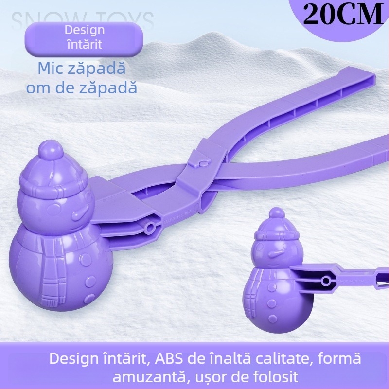 Junqi clips din plastic pentru bulgări de zăpadă pentru copii | formare rapidă a bulgărilor | clip de zăpadă