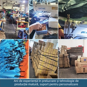 Umbrelă de mireasă cu mâner în formă de cârlig, design retro european; pânză satinată 210T; cadru și mâner din fibră; tijă centrală din aliaj; deschidere automată; imprimare logo disponibil