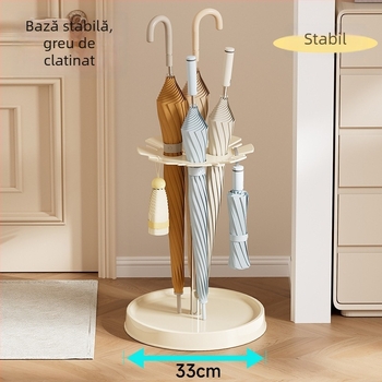 Raft din plastic pentru umbrele, uz casnic, independent, depozitare în spatele ușii, multifuncțional, 1 etaj, pentru living