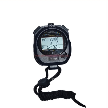 Cronometru electronic PC3860 cu afișaj pe 3 rânduri, funcție pauză, carcasă ABS
