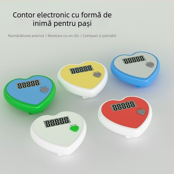 Pedometru de alergare – funcție unică, material ABS, logo personalizabil, 500 buc./cutie