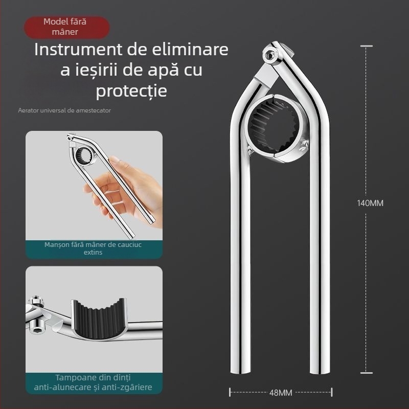 Unealtă de demontare a aeratorului robinetului cu clește – oțel/plastic, design modern minimalist, brand Jiang self-flow