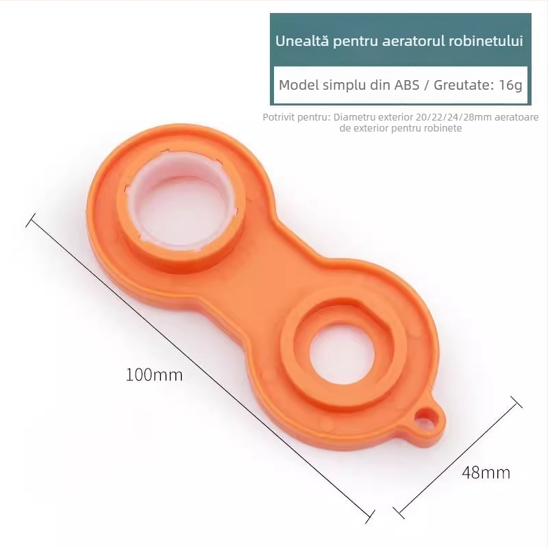 Unealtă de demontare a aeratorului robinetului cu clește – oțel/plastic, design modern minimalist, brand Jiang self-flow