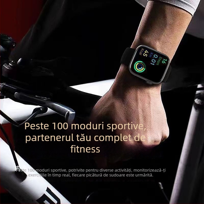 Ceas inteligent cu monitorizare glicemie, tensiune arterială, acid uric și ritm cardiac, plăți NFC