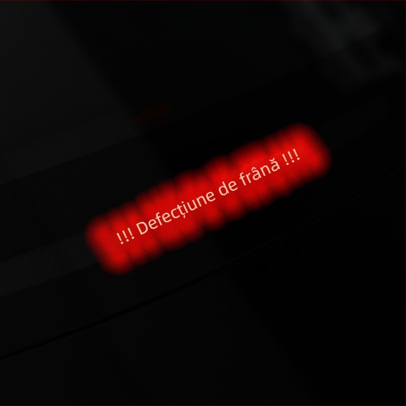 Tesla Model 3/Y placă de proiecție a luminii de frână pentru poziție înaltă – autocolant decorativ pentru lumina din spate, fibră de carbon imitatie, model geometric, montaj cu ventuză, personalizabil