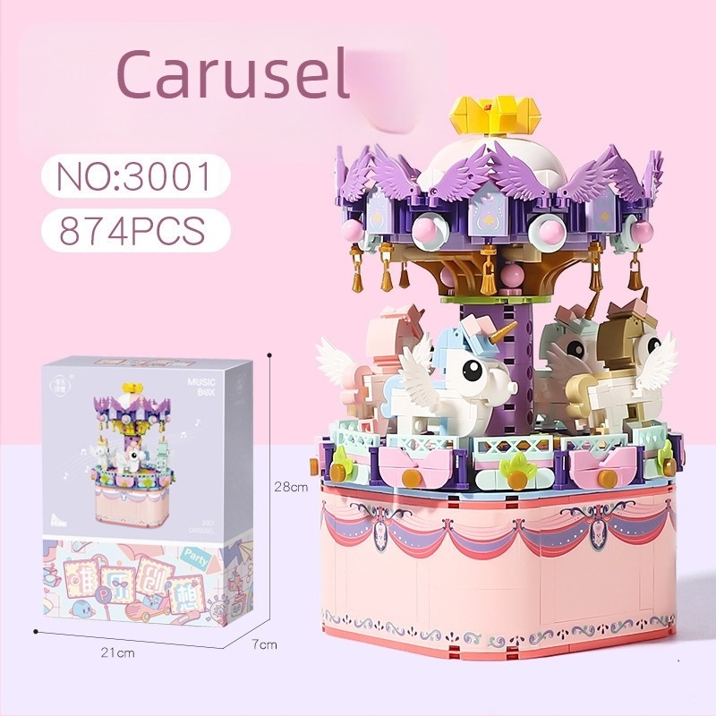 Set de blocuri muzicale: plastic ABS, peste 800 bucăți, funcție muzicală, pentru 7–14 ani, DIY