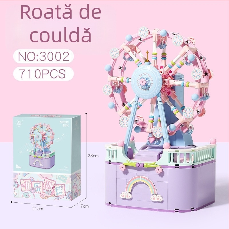 Set de blocuri muzicale: plastic ABS, peste 800 bucăți, funcție muzicală, pentru 7–14 ani, DIY
