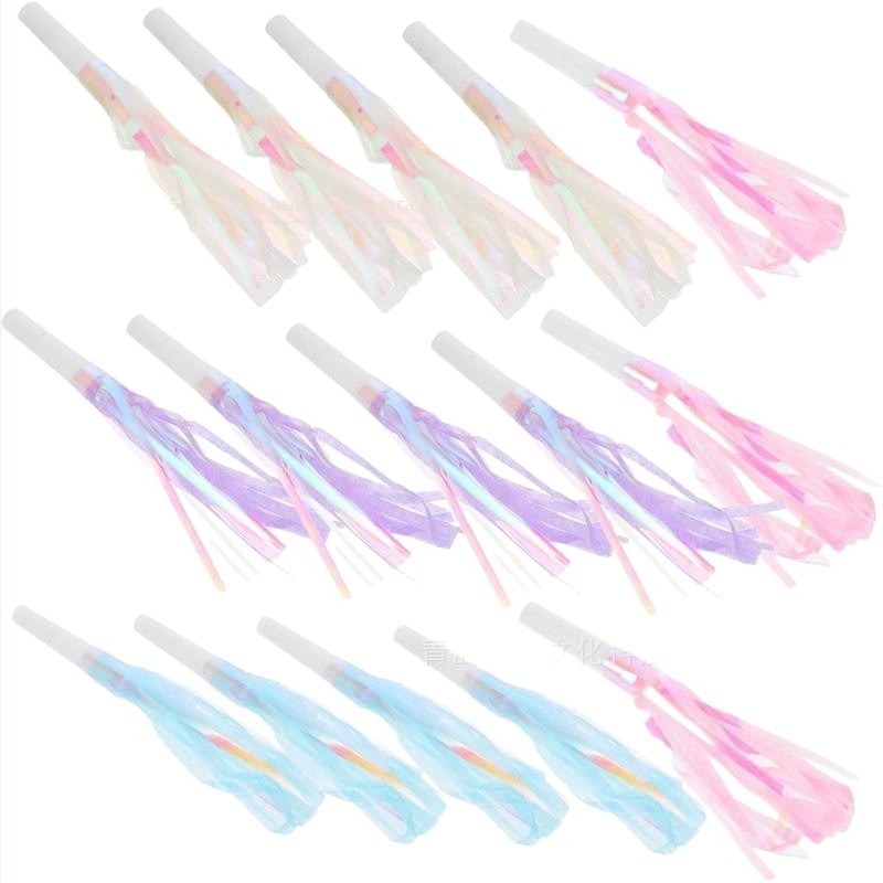 Accesoriu decorativ cu ciucuri în formă de trompetă – plastic, personalizare disponibilă, imprimare logo