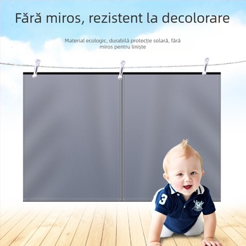 Cortină de protecție solară auto cu plasă laterală dublă, atașare magnetică, izolație termică și protecție împotriva luminii pentru ferestrele mașinii