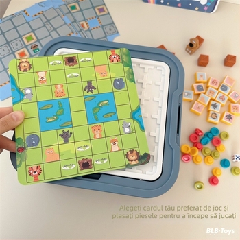 Belebao Joc de masă din plastic pentru copii 4–6 ani — antrenament de gândire logică, puzzle, interacțiune practică