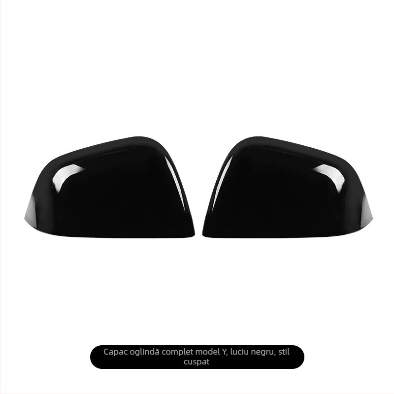 Carcasă oglindă retrovizoare Tesla Model 3/Y – ABS, versiune adezivă a părții inferioare a carcasei, ramă a lentilei