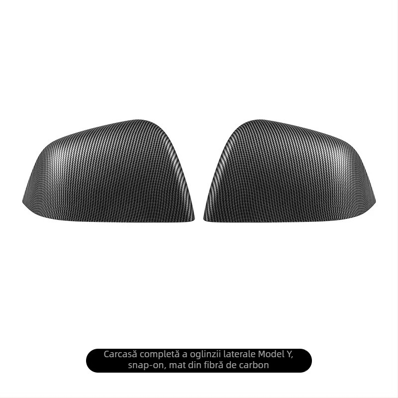 Carcasă oglindă retrovizoare Tesla Model 3/Y – ABS, versiune adezivă a părții inferioare a carcasei, ramă a lentilei