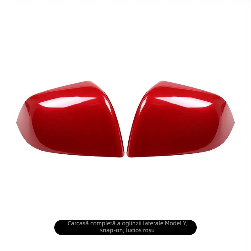 Carcasă oglindă retrovizoare Tesla Model 3/Y – ABS, versiune adezivă a părții inferioare a carcasei, ramă a lentilei