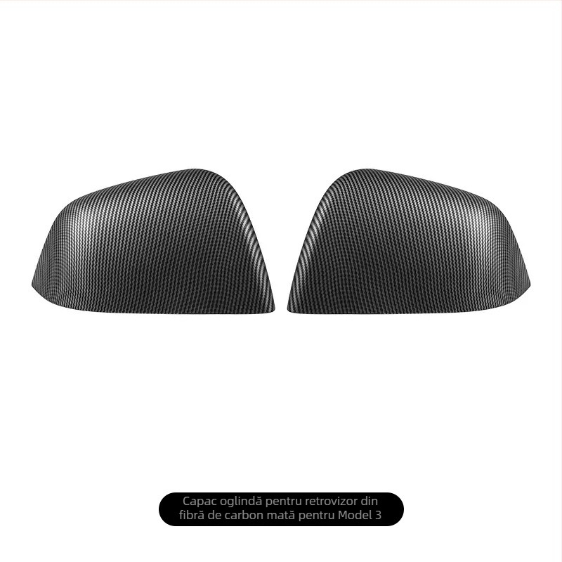 Carcasă oglindă retrovizoare Tesla Model 3/Y – ABS, versiune adezivă a părții inferioare a carcasei, ramă a lentilei