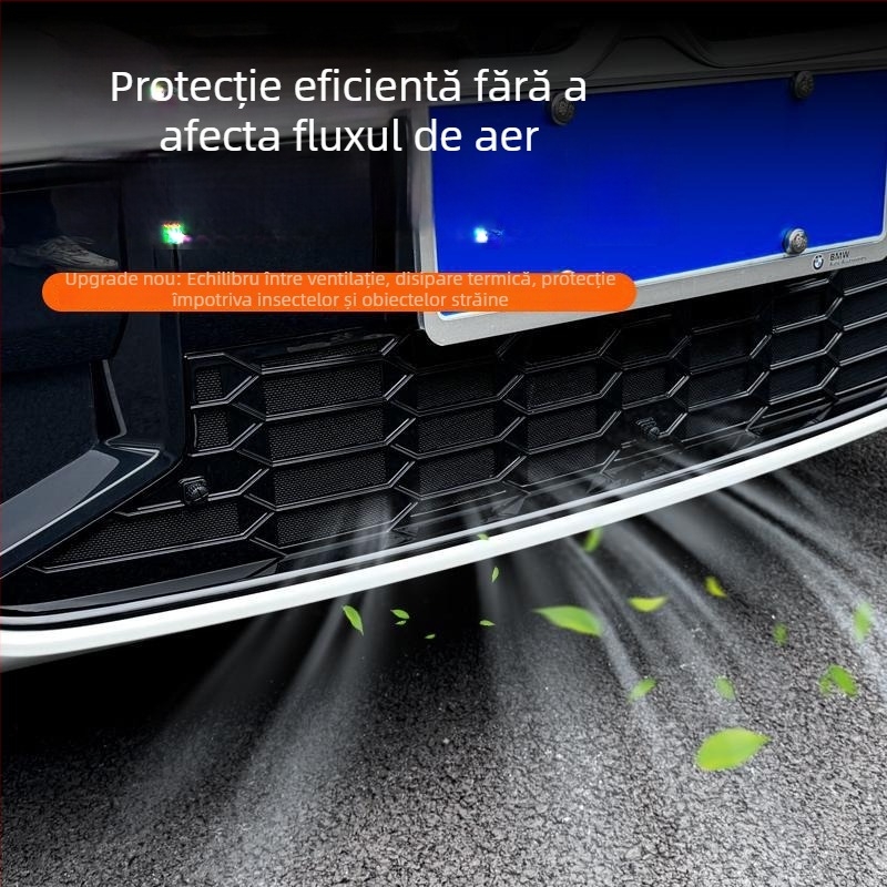 Dishan protecție pentru grila inferioară cu plasă ABS + King Kong pentru BMW Seria 3 (2023–2025) — protecție împotriva prafului și insectelor, îmbunătățire a aspectului