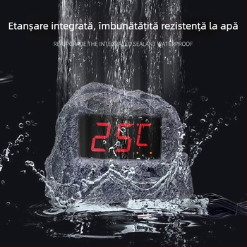 Termometru de baie cu design asemănător pietrei, afișaj digital rezistent la apă — Brand An shengyi