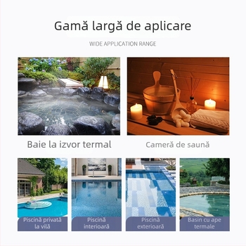 Termometru de baie cu design asemănător pietrei, afișaj digital rezistent la apă — Brand An shengyi