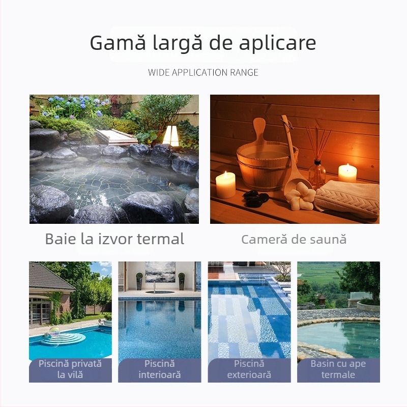 Termometru de baie cu design asemănător pietrei, afișaj digital rezistent la apă — Brand An shengyi